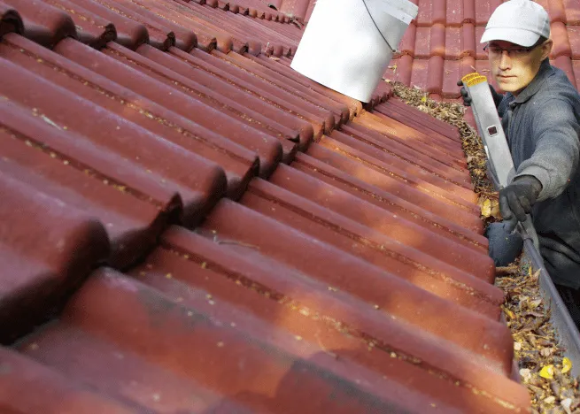 nettoyage d'une toiture