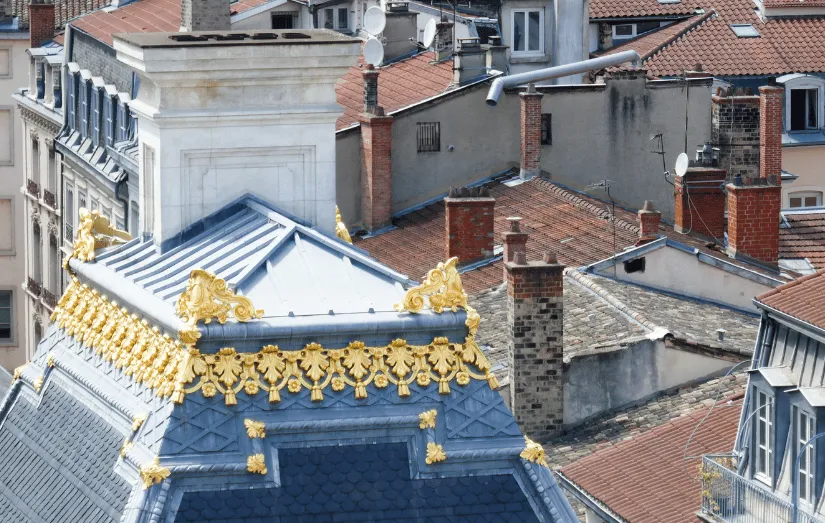 rénovation de toiture d'immeuble à Lyon 2ème